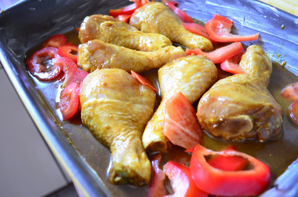 Ofenhähnchen mit Honig-Senf-Marinade - Partyrezepte